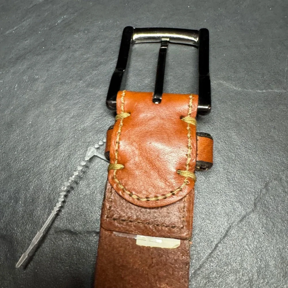 Eddie Bauer Mens Brown Genuine Leather Belt 36 BM3003E-230 Made in‎ Mexico